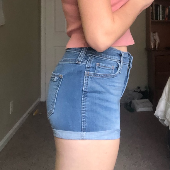 denim shorts - Picture 2 of 3